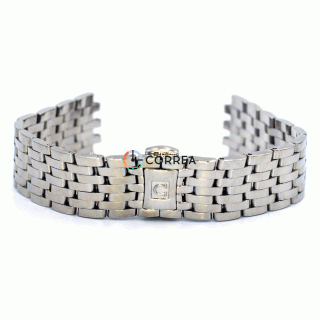 Браслет для годинника Omega білий BOM-005