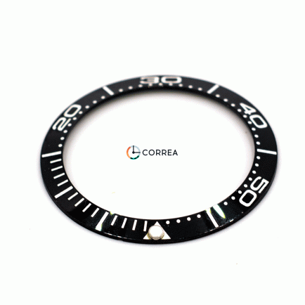 Керамічний безель для годинників Omega Seamaster 41 мм чорний KBO-003 - 5