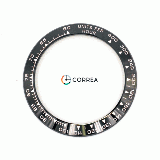 Керамічний безель для годинників Rolex Cosmograph Daytona 40 мм чорний KBR-004