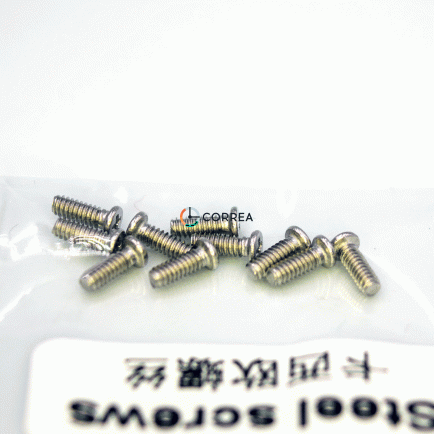 Винты для задних крышек часов 1,6х5,0(10 штук) белый FVZK-024 - 5