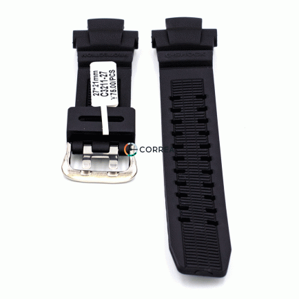 Каучуковый ремешок для часов Casio G-Shock G-1000 G-1100 черный RKCA-018 - 9
