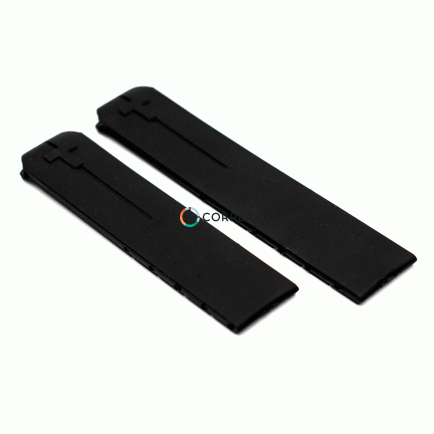 Каучуковий ремінець для годинника Tissot Т-Touch T33 чорний RKT-002 - 8