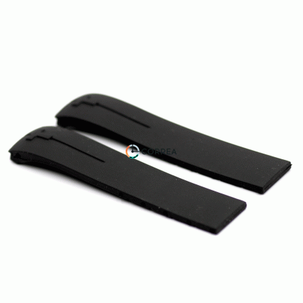 Каучуковий ремінець для годинника Tissot Т-Touch T013 T047 чорний RКT-003 - 10