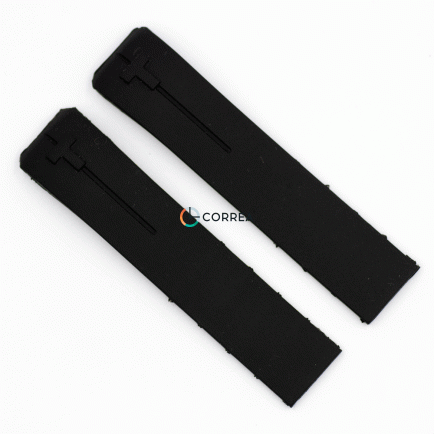 Каучуковий ремінець для годинника Tissot Т-Touch T013 T047 чорний RКT-003 - 6