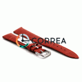 Ремешок из кожи KUR красный RDK-R01 - 4