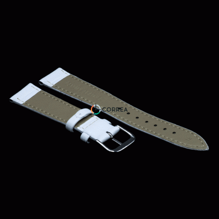 Ремешок из кожи KUR белый RDK-W02 - 7