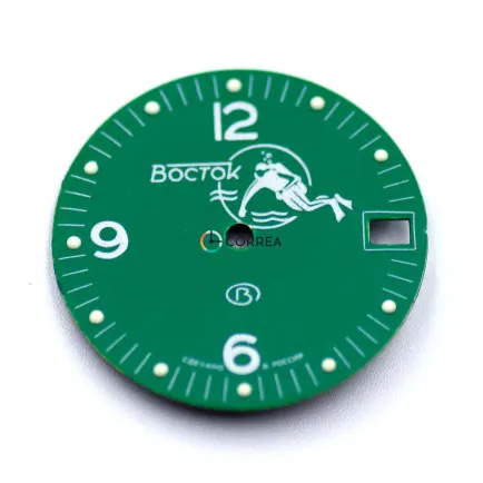 Циферблат для годинника Восток Амфібія зелений CVK-058 - 4