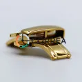Застежка для ремешка Бабочка автомат золото ZBR-012 - 3