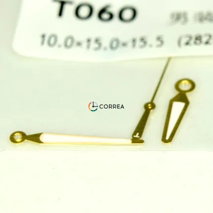 Стрілки для годинника Tissot T060 (Eta 2824) золото FOB-044 - 4