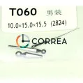 Стрілки для годинника Tissot T060 (Eta 2824) срібло FOB-044 - 1