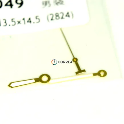 Стрілки для годинника Tissot T049 (Eta 2824) золото FOB-045 - 4