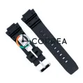 Каучуковый ремешок для часов Casio G-Shock DW-5600 G-5600 черный RKCA-020 - 1