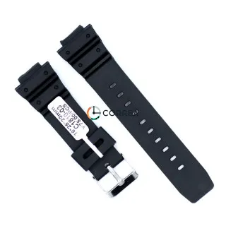 Каучуковый ремешок для часов Casio G-Shock DW-5600 G-5600 черный RKCA-020