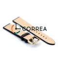 Ремешок для спортивных часов из кожи серый Romiks RRC-002 - 3