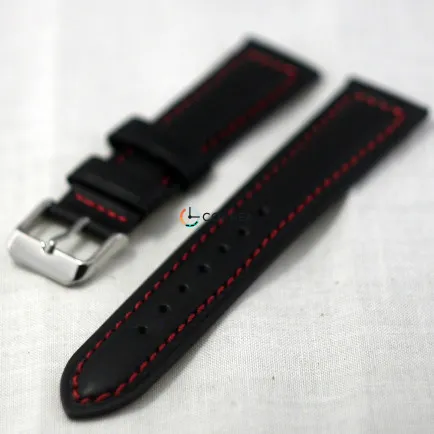Ремінець з телячої шкіри Bandco чорний RBB-005 - 4
