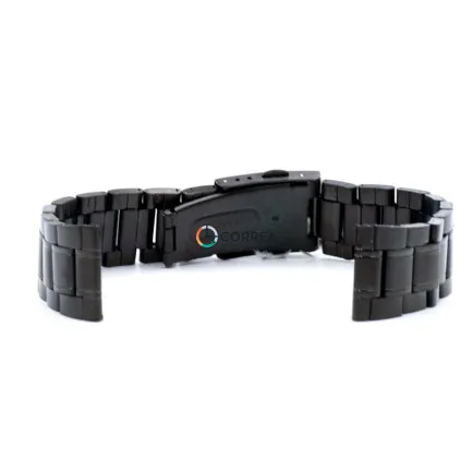 Браслет для годинника штампований чорний BK-031 - 6