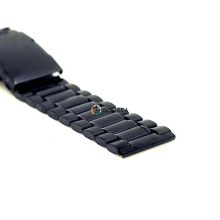Браслет для часов литой черный BL-003 - 7