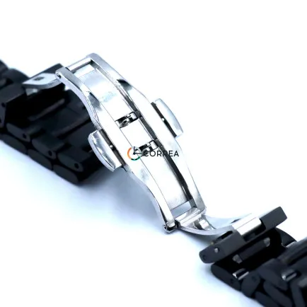 Браслет для часов литой черный BL-024b - 12