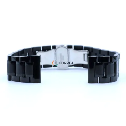 Браслет для часов литой черный BL-024b - 8