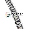 Браслет для часов литой белый BL-101 - 2