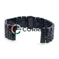 Браслет для часов литой черный Сorrea BL-103 - 5