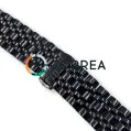 Браслет для часов литой черный Сorrea BL-103 - 6