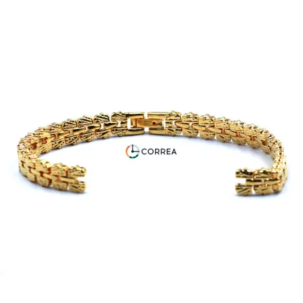 Браслет для женских часов RM 7104 Romanson золото BR-028 - 9
