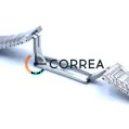 Браслет для женских часов RM 3520 Romanson белый BR-036w - 3