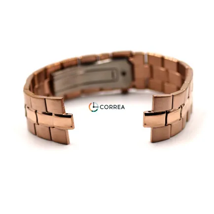 Браслет для чоловічих годинників Romanson TM0186MRG червоне золото BR-070r - 10