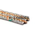 Браслет для мужских часов Romanson TM9186MR2T комбинированный BR-074kr - 4