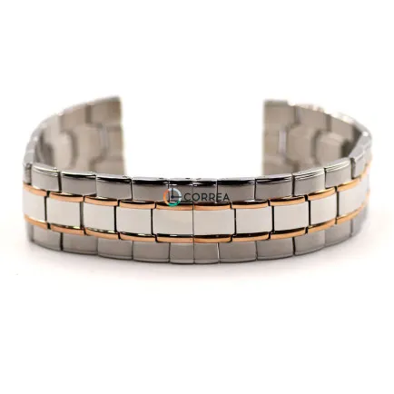 Браслет для мужских часов Romanson TM0224MXR2T комбинированный BR-075 - 6