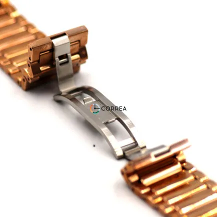 Браслет для чоловічих годинників Romanson TM0141MXRG червоне золото BR-085 - 7