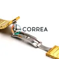 Браслет для женских часов Romanson TM8258MRG золото BR-089 - 4