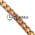 Браслет для чоловічих годинників Romanson RM8171TLRG червоне золото BR-090r - 4