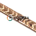 Браслет для женских часов Romanson RM1102QLRG красное золото BR-092 - 2