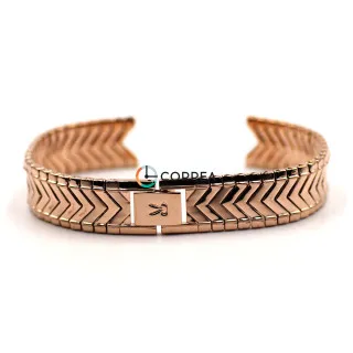 Браслет для женских часов Romanson RM1102QLRG красное золото BR-092