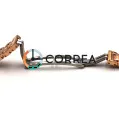 Браслет для женских часов Romanson RM3128LRG красное золото BR-093 - 5