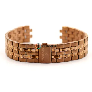 Браслет для женских часов Romanson RM8121HMRG красное золото BR-096