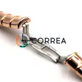 Браслет для женских часов Romanson RM0157LRG красное золото BR-098 - 3