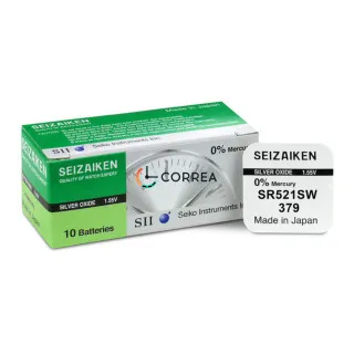 Батарейка Seizaiken SR521SW/379 BTV-Seiz
