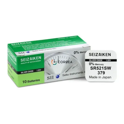 Батарейка Seizaiken SR521SW/379 BTV-Seiz - 4