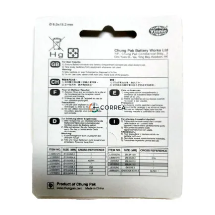 Батарейка Vinnic L816 6V (2 шт) BTV-Vin - 6