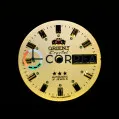 Циферблат для годинника Orient 3 Stars золотистий CO-028 - 1