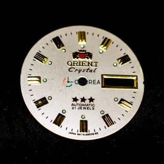 Циферблат для часов Orient 3 Stars сріблястий CO-029
