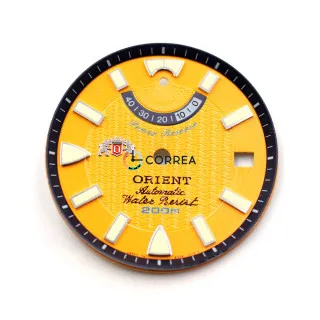 Циферблат для годинника Orient Automatic помаранчевий CO-048RN 