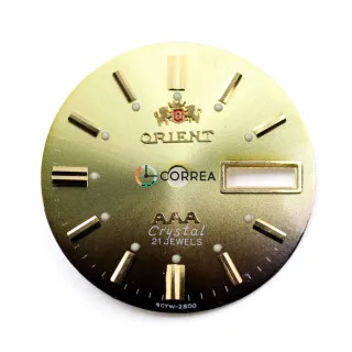 Циферблат для годинника Orient AAA золотистий CO-057