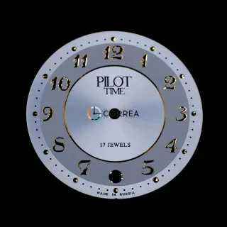 Циферблат для часов Pilot Time белый CP-015