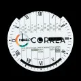 Циферблат для часов Ракета Вечный календарь белый CRA-008 - 1