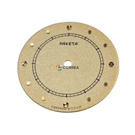 Циферблат для годинника Ракета «Коперник» золотистий CRA-017 - 5