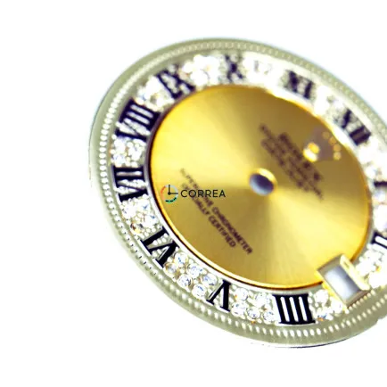 Циферблат для часов Rolex золотистий CRO-003 - 5
